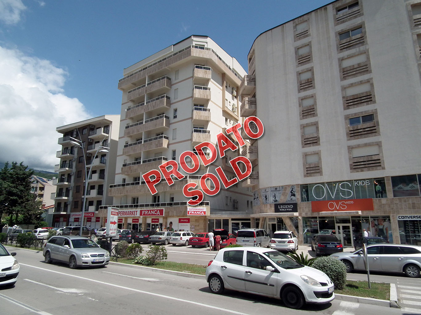 SOLD    Budva, center – one bedroom furnished apartment 45m2