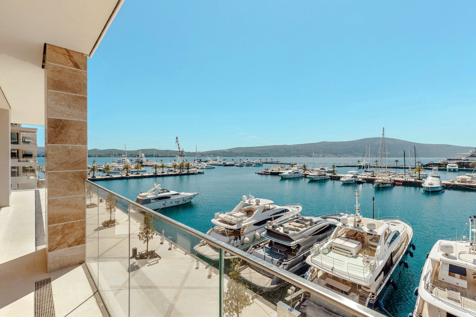 SOLD    Porto Montenegro, Regent Pool Club Baia –  three bedroom prestigious apartment, directly on the waterfront