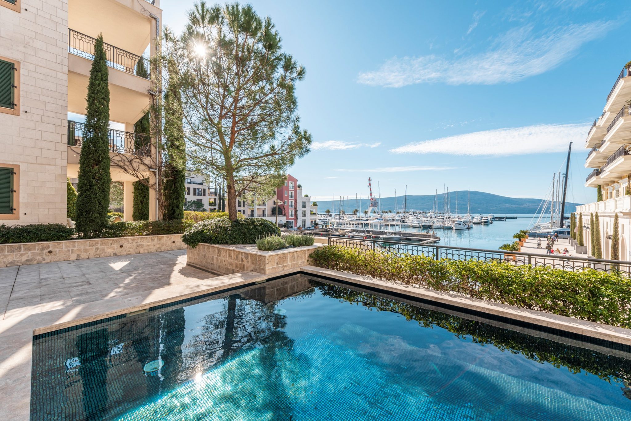 Tivat, Porto Montenegro – namješten jednosoban apartman u rezidenciji Tara