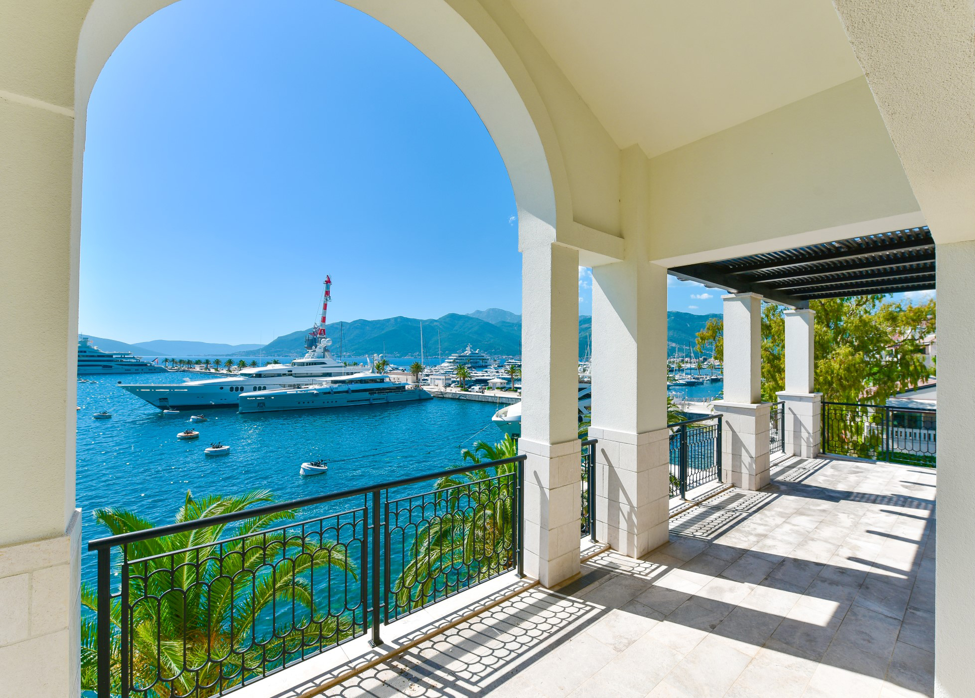 Tivat, Porto Montenegro – exclusive three-bedroom apartment on the first line to the sea in Ksenija residence