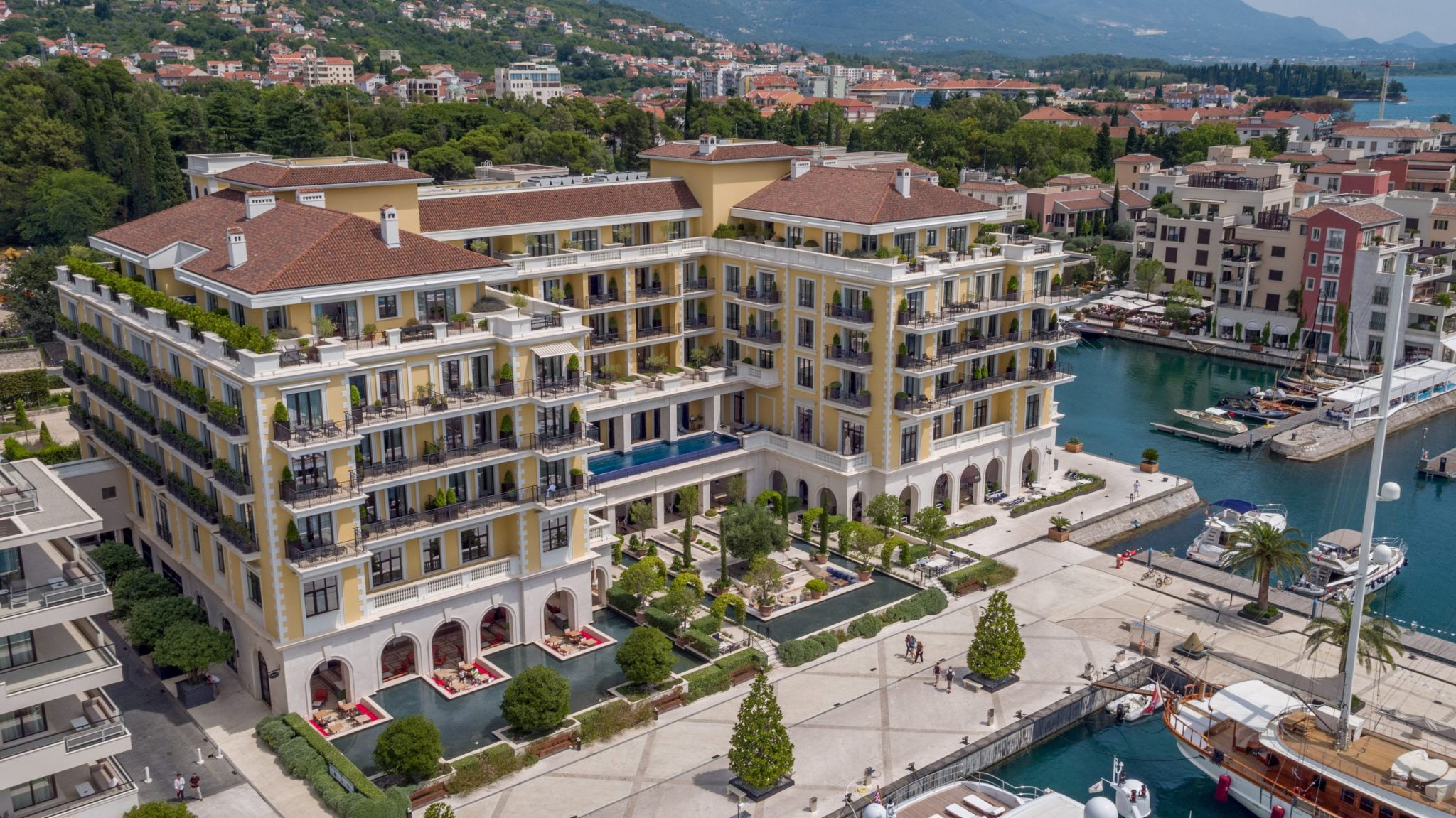 Tivat, Porto Montenegro – waterfront three-bedroom duplex apartment in Regent 5* hotel