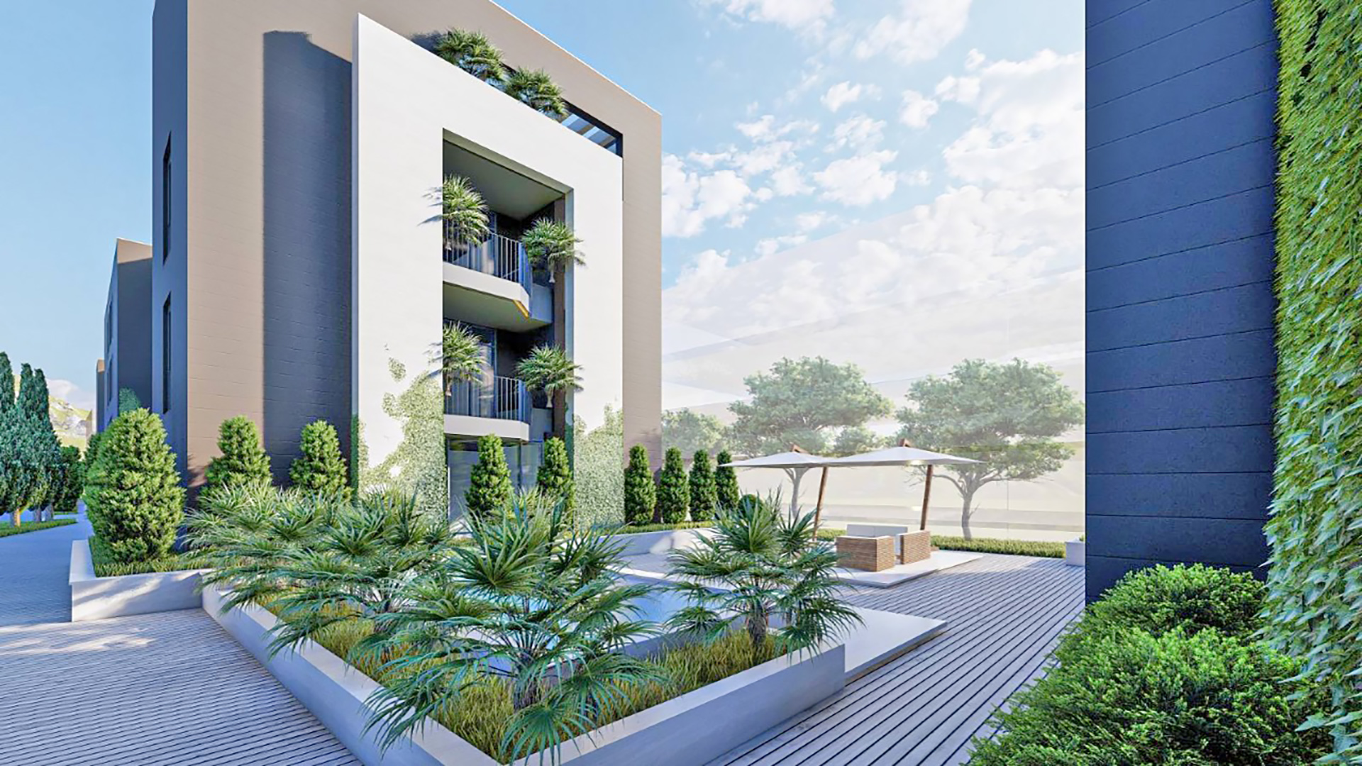 Будва, Подмаине - современные апартаменты в новом эксклюзивном комплексе с бассейном
