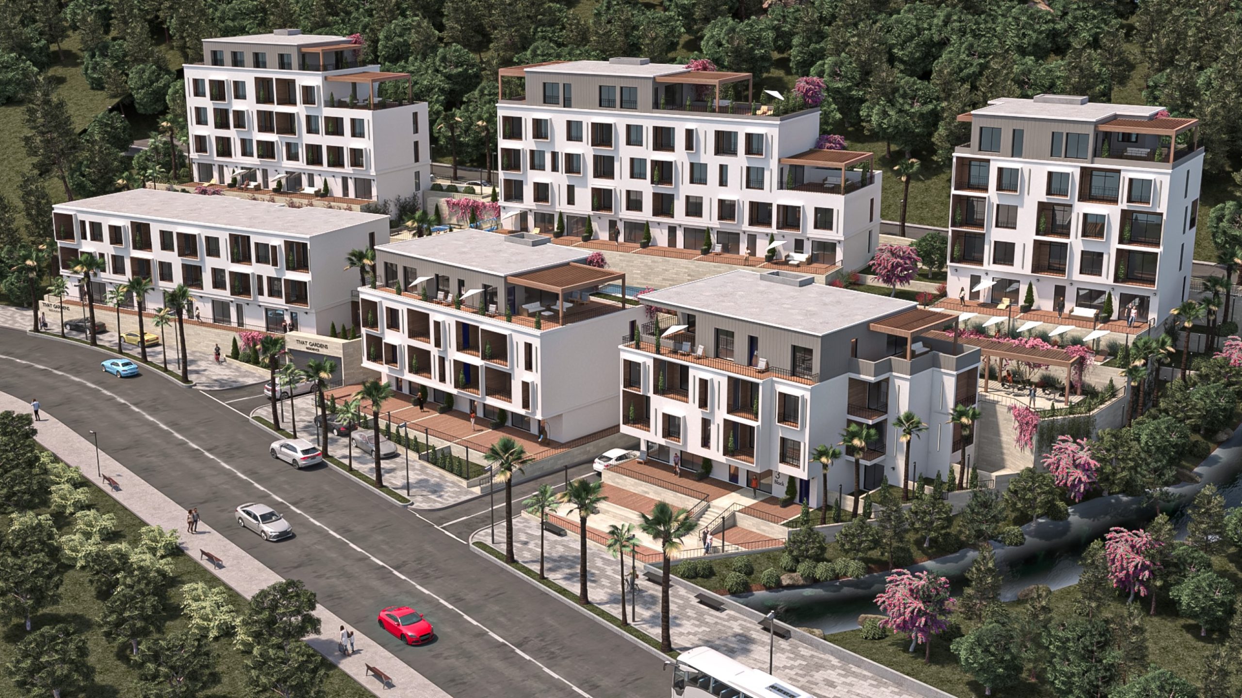 Tivat, Pod Kuk – dvosoban apartman u novom luksuznom stambenom kompleksu u izgradnji