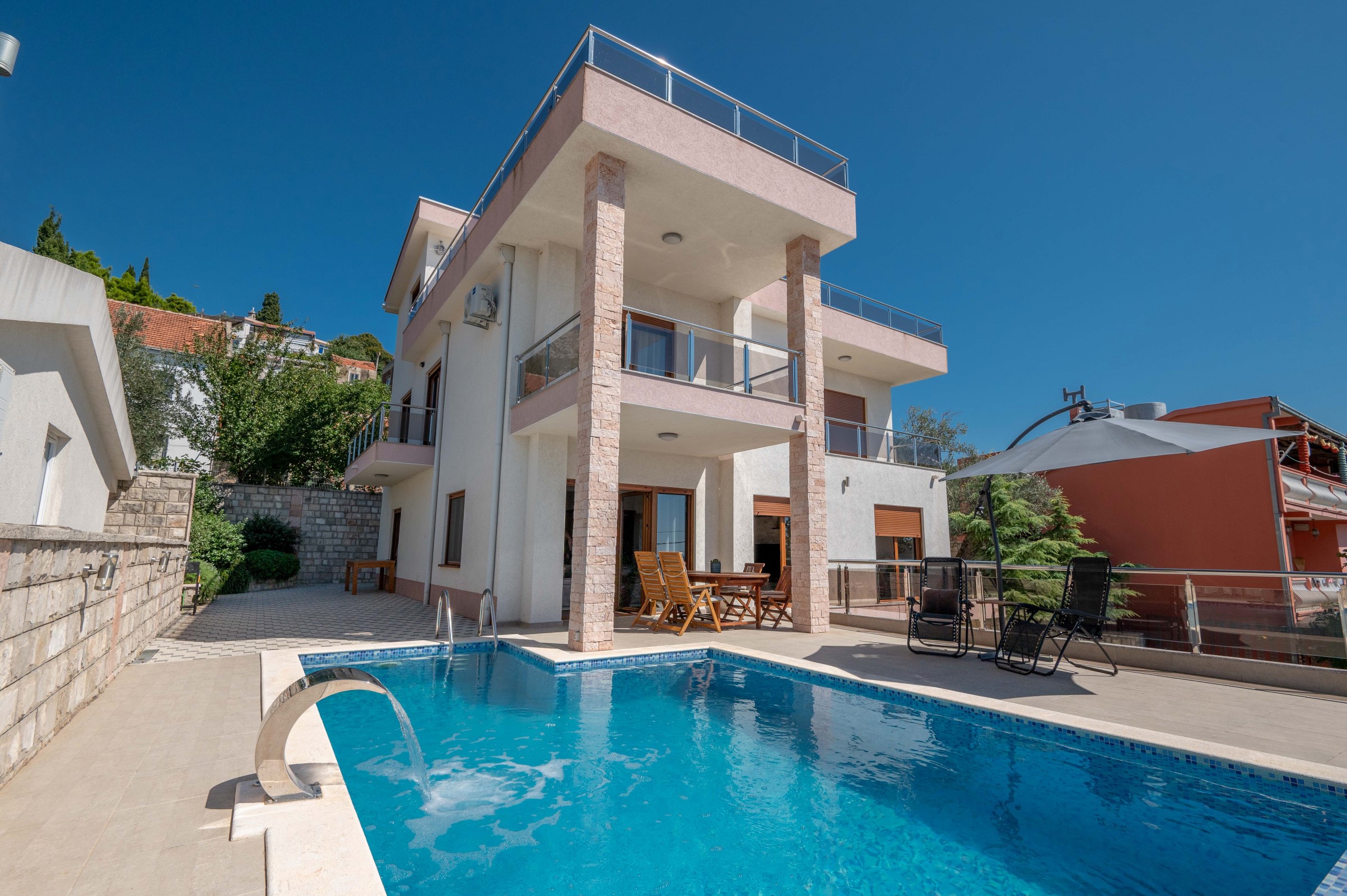 Bar, Susanj – modern villa with pool and sea view