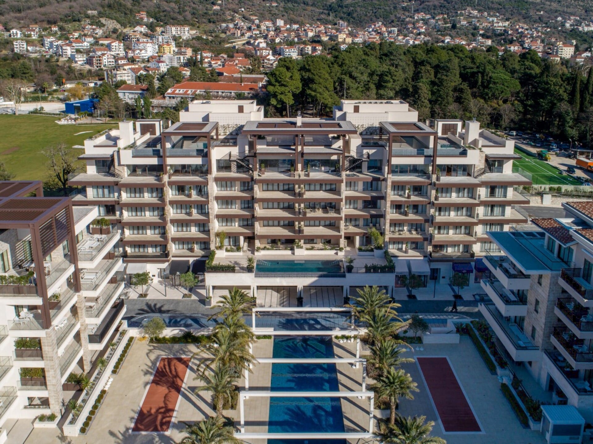 SOLD    Tivat, Porto Montenegro – three-bedroom penthouse with rooftop and private swimming pool, Elena building