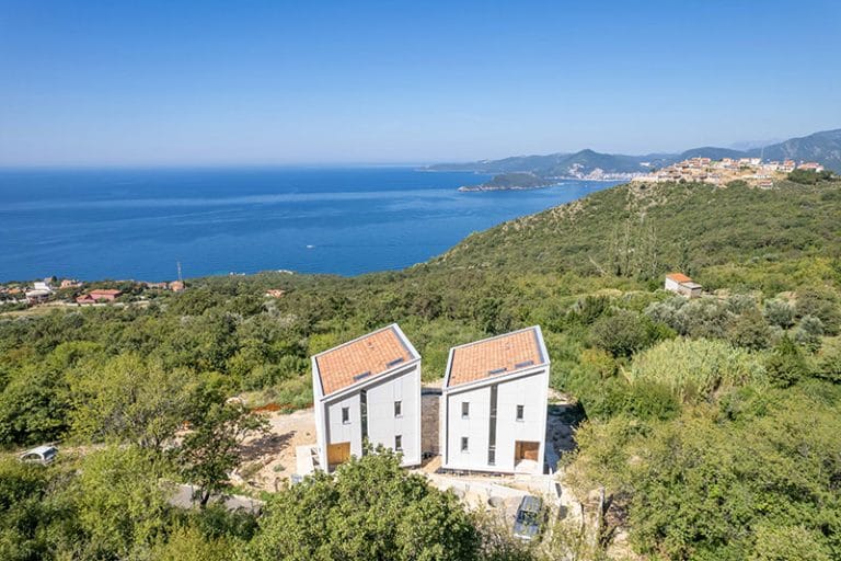 Eco villas with panoramic sea views, Tudorovići, Budva