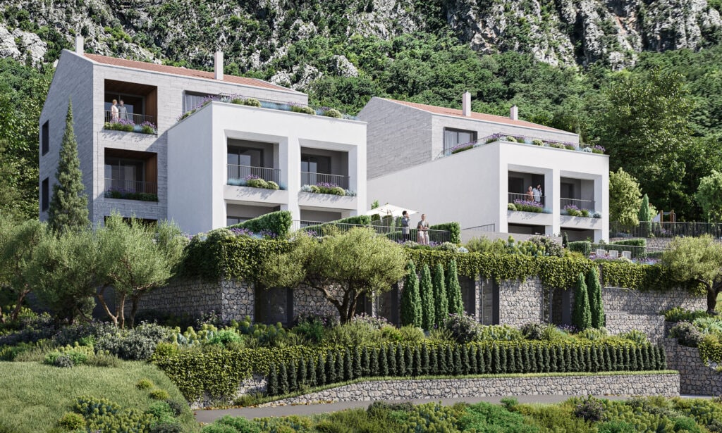 Jednosoban stan na prodaju, novogradnja, Orahovac, Kotor, bazen, dječije igralište, garaža