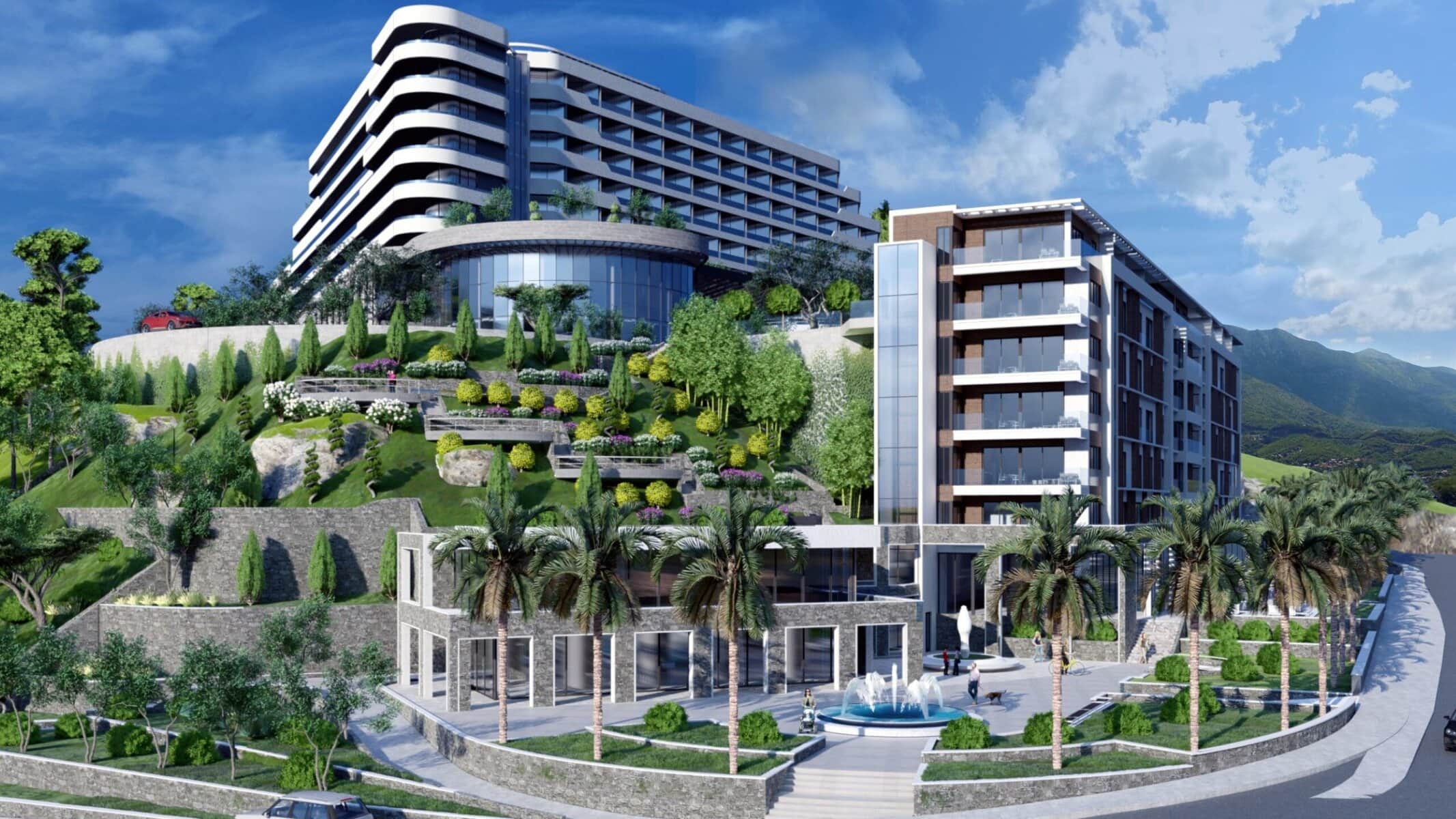 Nekretnine Čanj. Prodaja luksuznih nekretnina Čanj. Luksuzni apartmani u novom rezidencijalnom kompleksu sa pet zvjezdica, Čanj, Bar