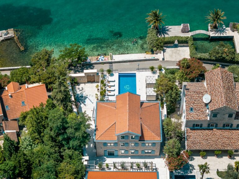 Stone villa on the first line to the sea, Ljuta, Kotor