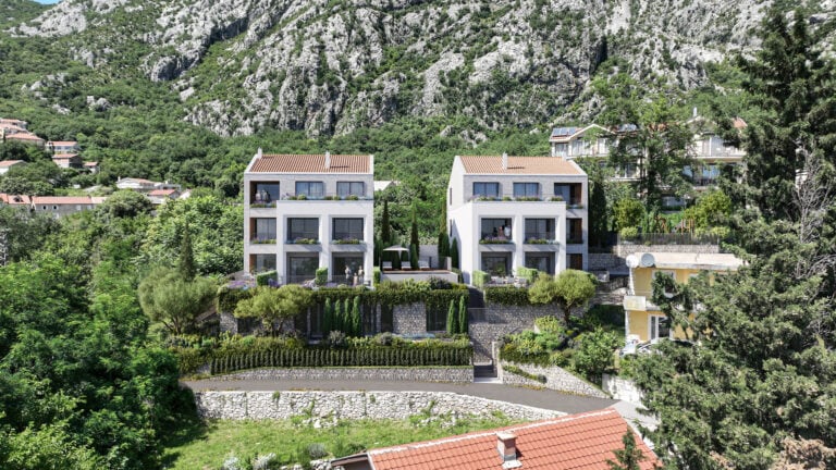 Dvosoban stan u novoj zgradi sa pogledom na more, Orahovac, Kotor