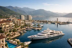 Porto Montenegro pregled projekta, luksuzne nekretnine i jahting u Crnoj Gori.