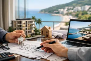 Pregled apartmana na obali u Crnoj Gori, uključujući planove i modele, za kupovinu ili najam luksuznih nekretnina.