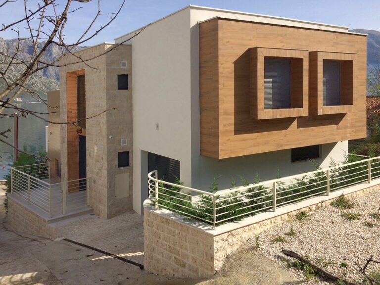 Villa with a pool in the first row to the sea, Stoliv, Kotor